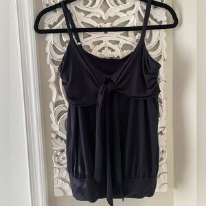 BeBe Y2K VTG Baby Doll Bubble Hem Banded Tank Top Sz Small